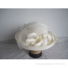 Women's Poly Braid Fashion Wedding Dress Hats